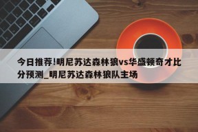 今日推荐!明尼苏达森林狼vs华盛顿奇才比分预测_明尼苏达森林狼队主场