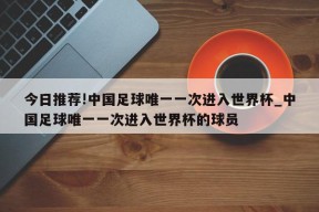 今日推荐!中国足球唯一一次进入世界杯_中国足球唯一一次进入世界杯的球员